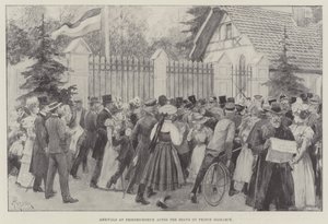 Llegadas a Friedrichsruh después de la muerte del Príncipe Bismarck